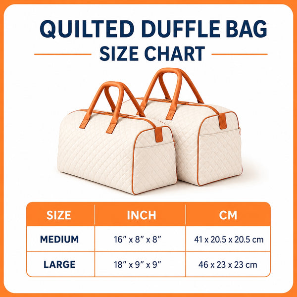 Vintage Roam Quilted Duffle Bag LD15