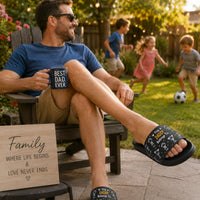 This Daddy Belongs To Doodle Style - Personalized Sandals