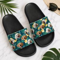 Custom Pet Face Hawaiian - Personalized Sandals | Fun Summer Pet Gift