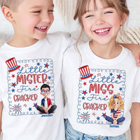 4th Of July Kids Toddler Firecracker - Personalized Shirt