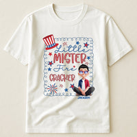 4th Of July Kids Toddler Firecracker - Personalized Shirt