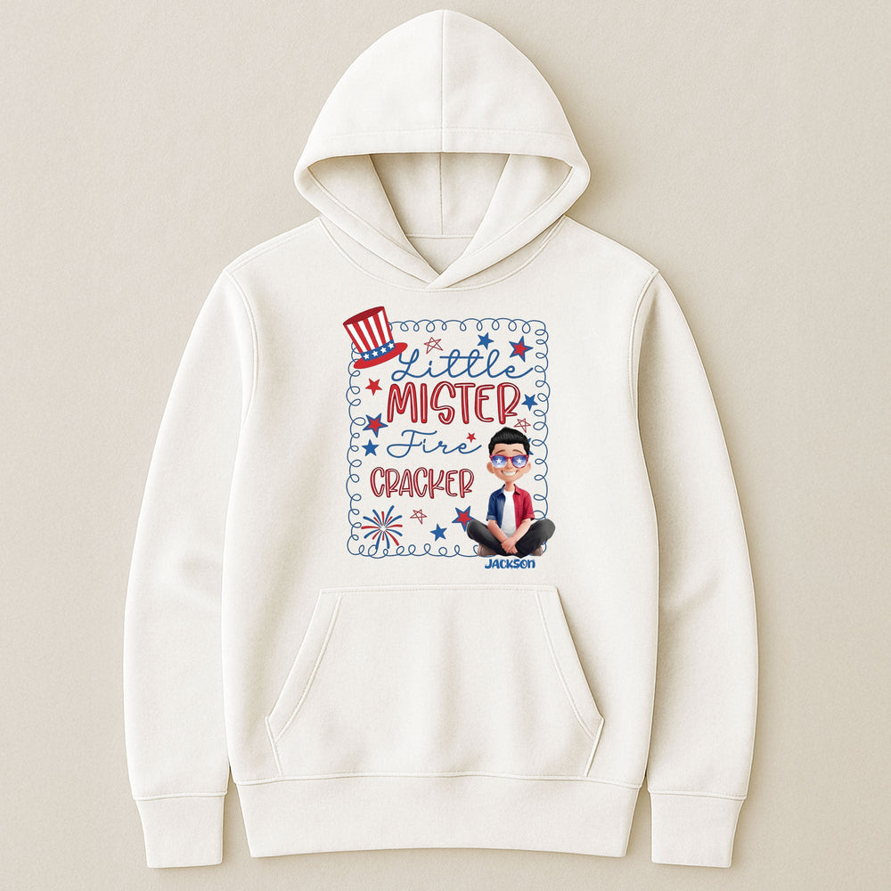 4th Of July Kids Toddler Firecracker - Personalized Shirt
