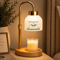 Memorial Gift My Mind Still Talks To You - Personalized Candle Warmer | Sympathy Keepsake To Honor Loved Ones