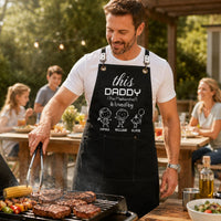This Daddy Is Loved By Kids Funny Gift - Personalized Apron