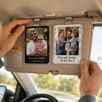 Drive Safe Daddy For Dad & Husband - Personalized Car Visor Clip