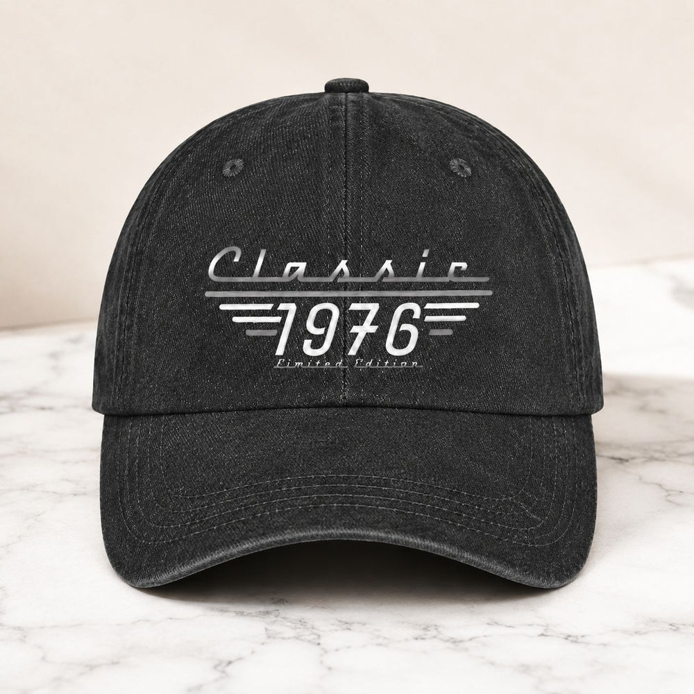 Classic Limited Edition - Father's Day, Birthday Gifts, Vintage For Him, Dad, Husband, Grandpa - Personalized Cap | Custom Retro Name Dad Hat Gift