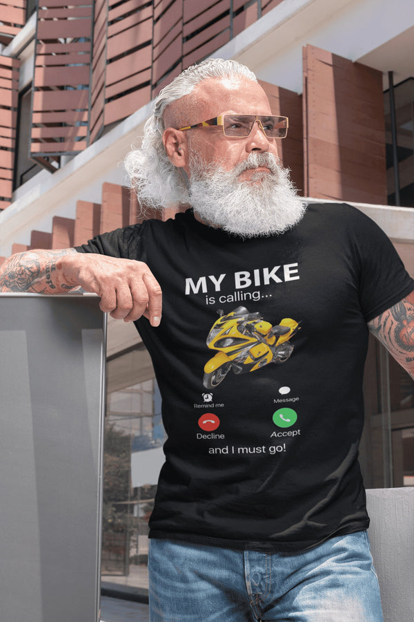 My Motorbike Is Calling Kids T-Shirt – Funny Biker Motorcycle Shirt for Boys & Girls, Motorcycle Lover Tee - PSTG2DTS000022