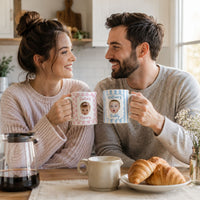 Baby Face Mug Father's Day Gift For New Dad, Husband - Personalized Mug | Funny First Father’s Day Gift For Daddy