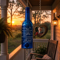 Those We Love Don't Go Away Remembrance - Personalized Wind Chime | Memorial Keepsake Gift