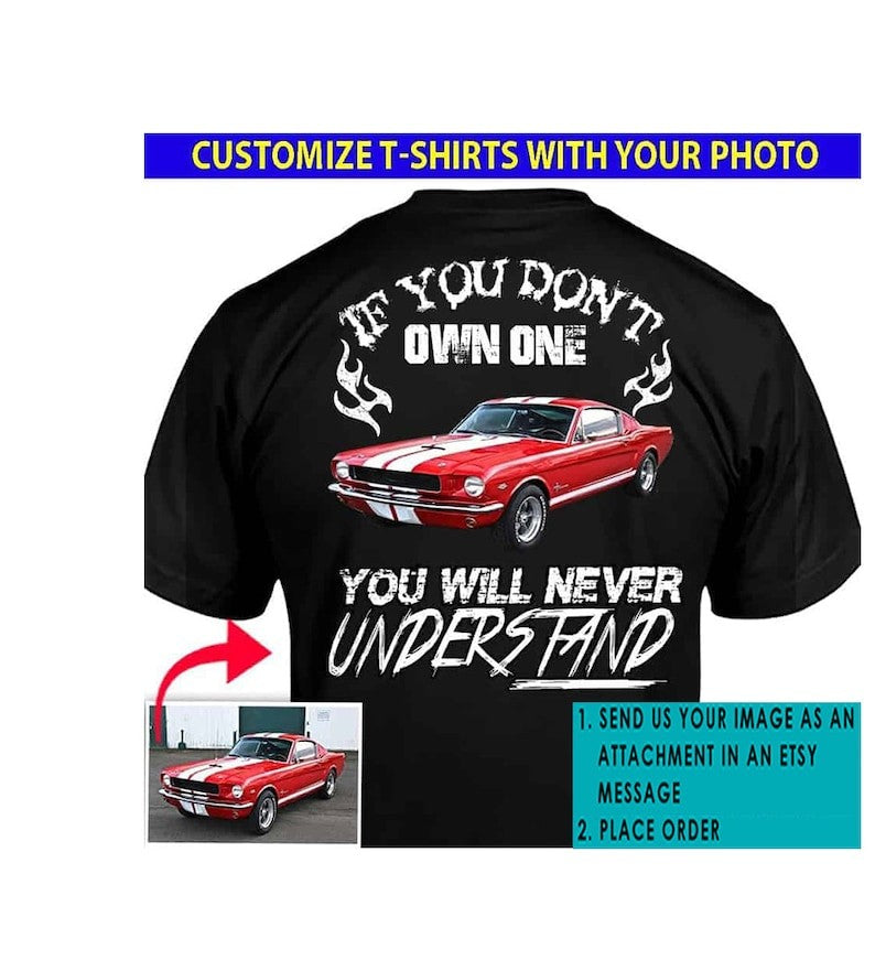 Motorcycle Personalized T-shirt, Cool Gifts For Bikers, Unique Gifts For Motorcycle Lovers - PSLV2DTS000001