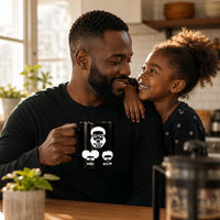 Dope Black Dad Dope Black Father - Personalized Mug