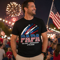 America 250th Anniversary Dad Grandpa - Personalized Shirt