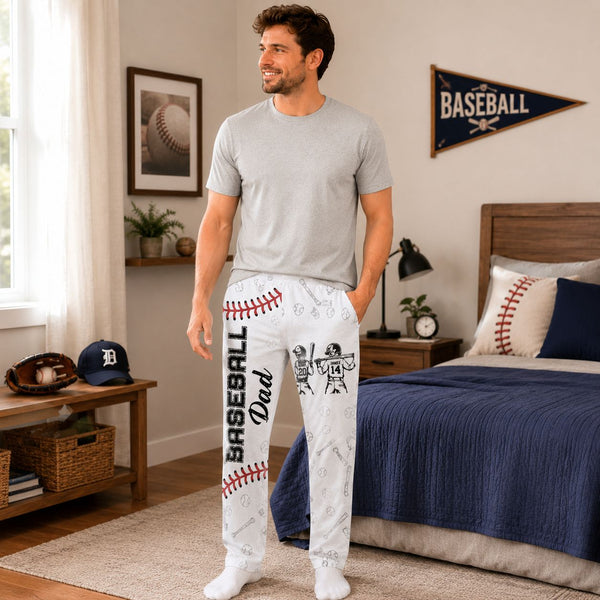 Sport Dad Pattern Father's Day - Personalized Lounge Pants