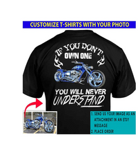 Motorcycle Personalized T-shirt, Cool Gifts For Bikers, Unique Gifts For Motorcycle Lovers - PSLV2DTS000001