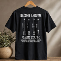Raising Arrows Christian Dad Kids' Names - Personalized Shirt