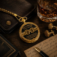 Once A Brother, Always A Brother, No Matter The Distance - Personalized Pocket Watch | Meaningful Brother Gift