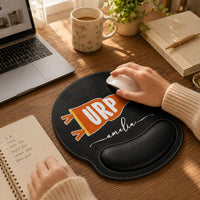 Custom School Pennant Flag - Personalized Mouse Pad | Unique Graduation Desk Gift