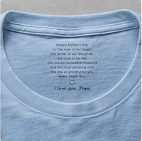 Happy Father's Day To The Man Of My Heart - Personalized Shirt