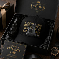 Best Dad Ever Custom Vintage Photo - Personalized Cap | Custom Dad Hat