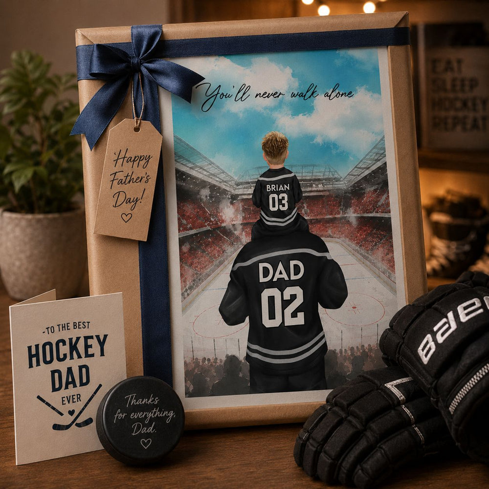 Father's Day Gift, Daddy's Dream Team Gift For Hockey Dad | Hockey Dad Gift
