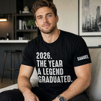 The Year A Legend Graduated - Personalized Shirt | Funny Graduation Gift