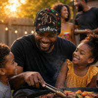 Dope Black Dad - With Fist Bumps, Father's Day Gifts For Proud Dad - Personalized Cap | Stylish Gift For Cool Dad Everyday Wear