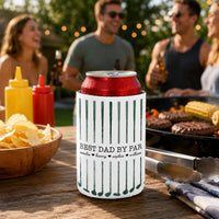 Best Dad By Par Custom Name Golf Dad - Personalized Can Cooler