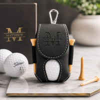 Custom Name Initials Golf Lover - Personalized Golf Ball Holder