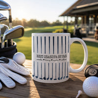 Best Dad By Par Custom Name Golf Dad Father's Day Gift For Dad, Husband - Personalized Mug | Perfect Golfer Gift For Him