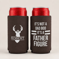 Father's Day Gifts, It’s Not A Dad Bod It’s A Father Figure - Funny Father's Day Gift - Personalized Can Cooler | Funny Gift For Dad & Husband