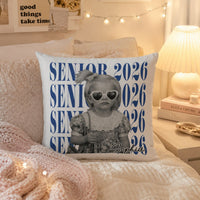 Graduation Senior Vintage Photo - Personalized Pillow | Meaningful Graduation Keepsake Gift