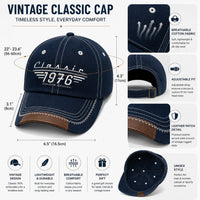 Classic Limited Edition - Father's Day, Birthday Gifts, Vintage For Him, Dad, Husband, Grandpa - Personalized Cap | Timeless Retro Gift