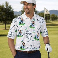 My Lucky Golf Shirt - Personalized Photo Polo Shirt