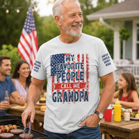 My Favorite People Call Me Grandpa Vintage Style 2 - Personalized Shirt