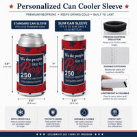 We The People Like To Party Patriotic - Personalized Can Cooler