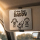 Drive Safe Daddy Doodle - Personalized Car Visor Clip | Meaningful Gift For Dad