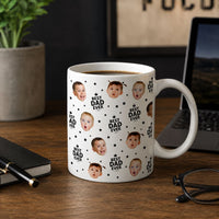 Best Dad Ever Custom Funny Kid Face Father's Day Gift For Dad, Husband, Grandpa - Personalized Mug | Gift For Dad & Grandpa