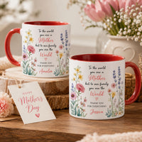 Thank You Gift, Custom Thank You Coffee Mug, Gift For Coworker, Teacher, Mentor, Retirement - Personalized Mug | Meaningful Appreciation Gift
