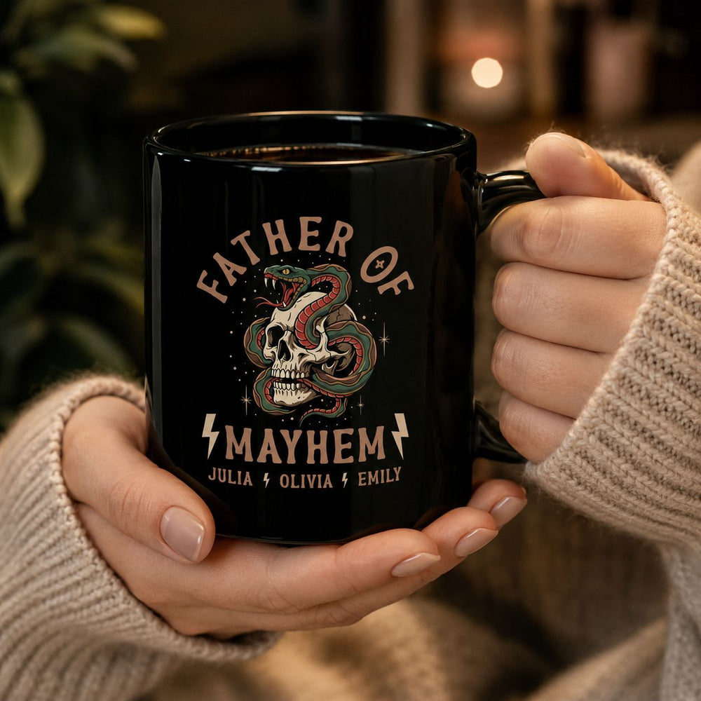 Father's Day Gift, Father Of Mayhem - Personalized Mug