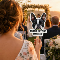 Pet Mom, Dad - My Humans Are Getting Married! - Wedding Gift, Bachelor Party Gift - Personalized Fan | Funny Pet Wedding Party Favor