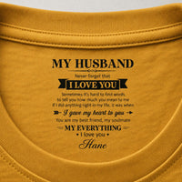 You Are My Best Friend, My Soulmate Hidden Message For Him, Her - Personalized Shirt | Romantic Matching Gift For Couples