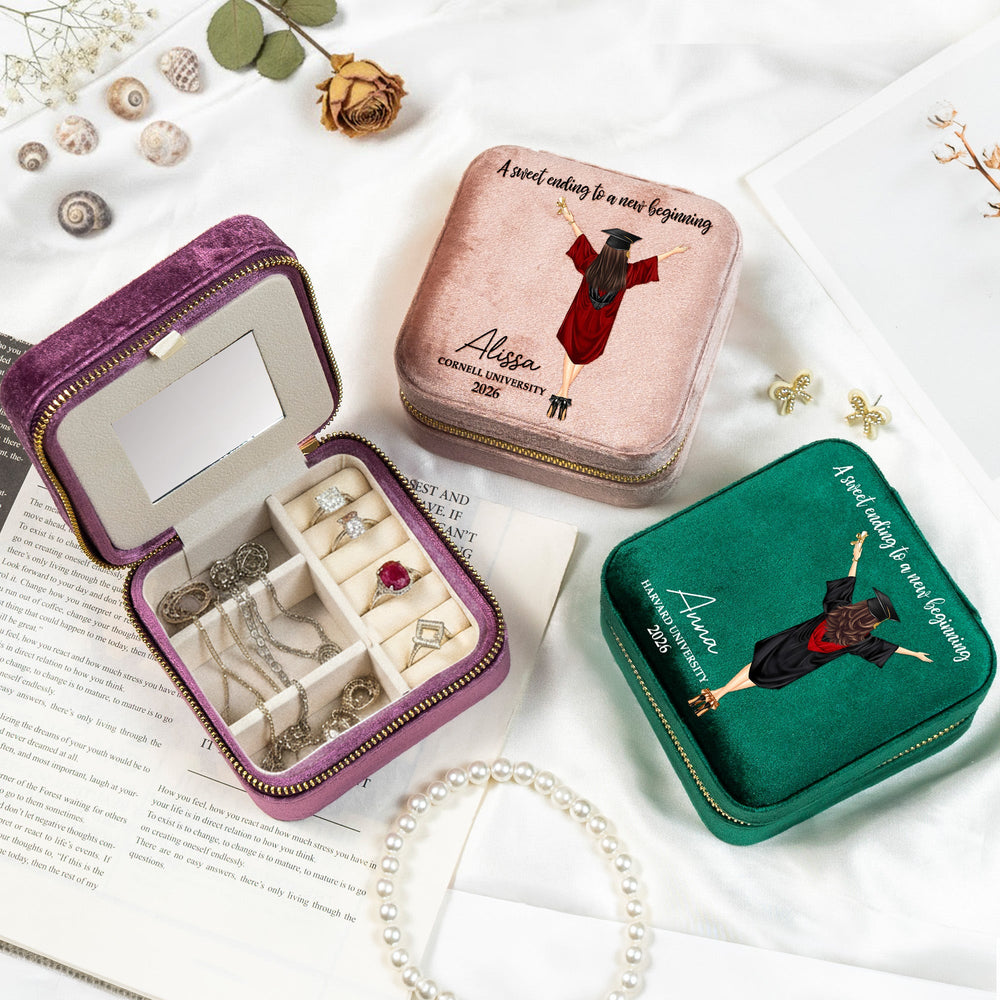 A Sweet Ending To A New Beginning - Personalized Jewelry Box