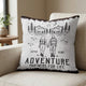 Adventure Partners For Life Couple Gift - Personalized Pillow Cover
