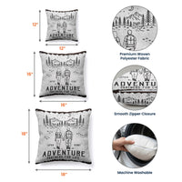 Adventure Partners For Life Couple Gift - Personalized Pillow Cover