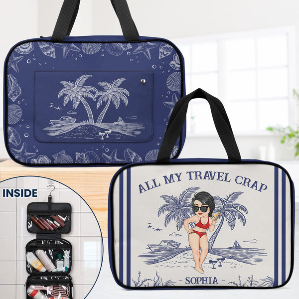 All My Travel Crap - Personalized Toiletry Bag