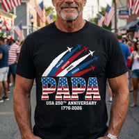 America 250th Anniversary Dad Grandpa - Personalized Shirt