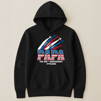 America 250th Anniversary Dad Grandpa - Personalized Shirt