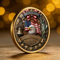 America 250th Anniversary Patriotic 2026 - Personalized Coin