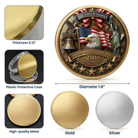 America 250th Anniversary Patriotic 2026 - Personalized Coin