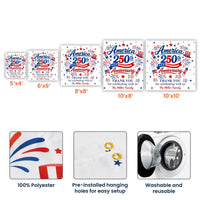 America 250Th Anniversary Thank You For Celebrating With Us - Personalized Backdrop